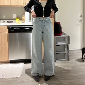 Zara wide leg jeans
